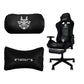 Silla Gamer PRO Negra con Reposa pies Ergonómica y Reclinable a 180° | Marca Nian