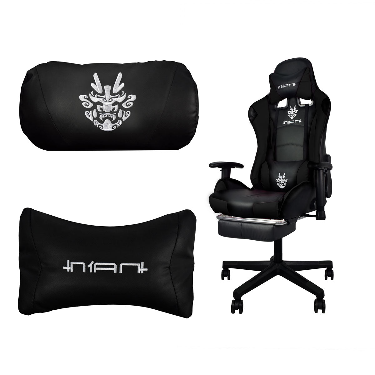 Silla Gamer PRO con Reposa pies Ergonómica y Reclinable a 180° | Marca Nian