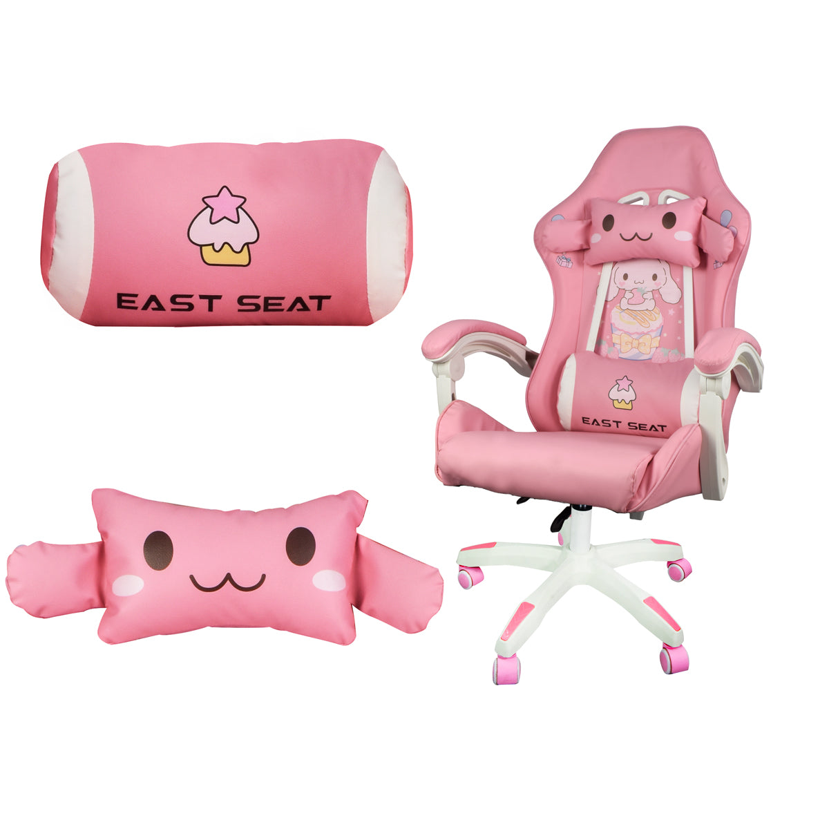 Silla Ergonómica Gamer con Personajes Animados Excelente para Largas Partidas de Videojuegos, Reclinable y muy Cómoda Marca Nian