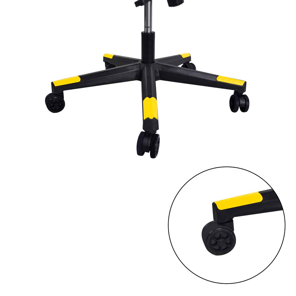 Silla Gamer Amarilla con Reposa pies Ergonómica y Reclinable a 180° | Marca Nian