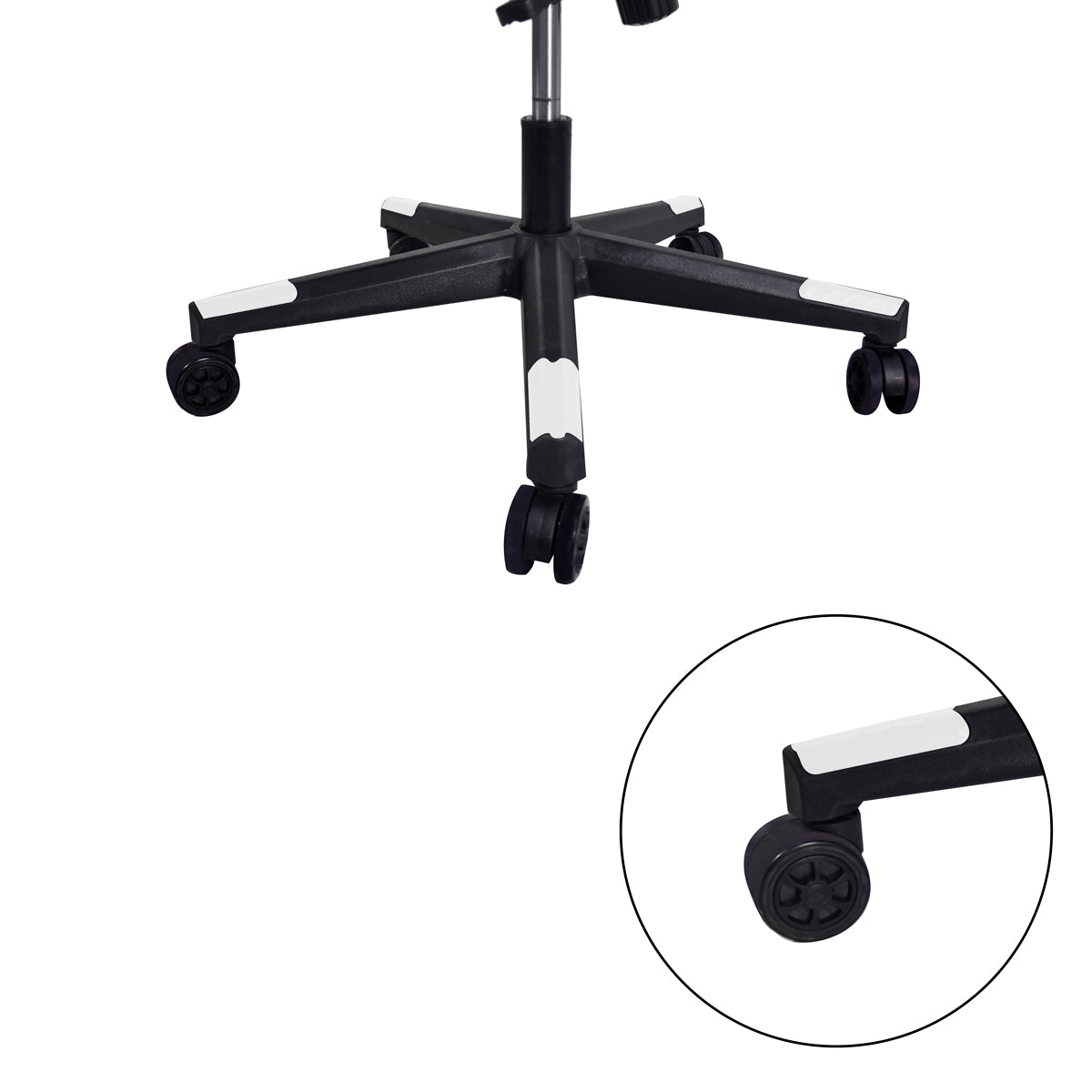 Silla Gamer PRO Blanca con Reposa pies Ergonómica y Reclinable a 180° | Marca Nian