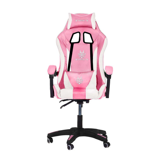 Silla Gamer Xmax color Rosa para Jugar por Horas por su diseño Ergonómico, Envío Gratis Marca Nian