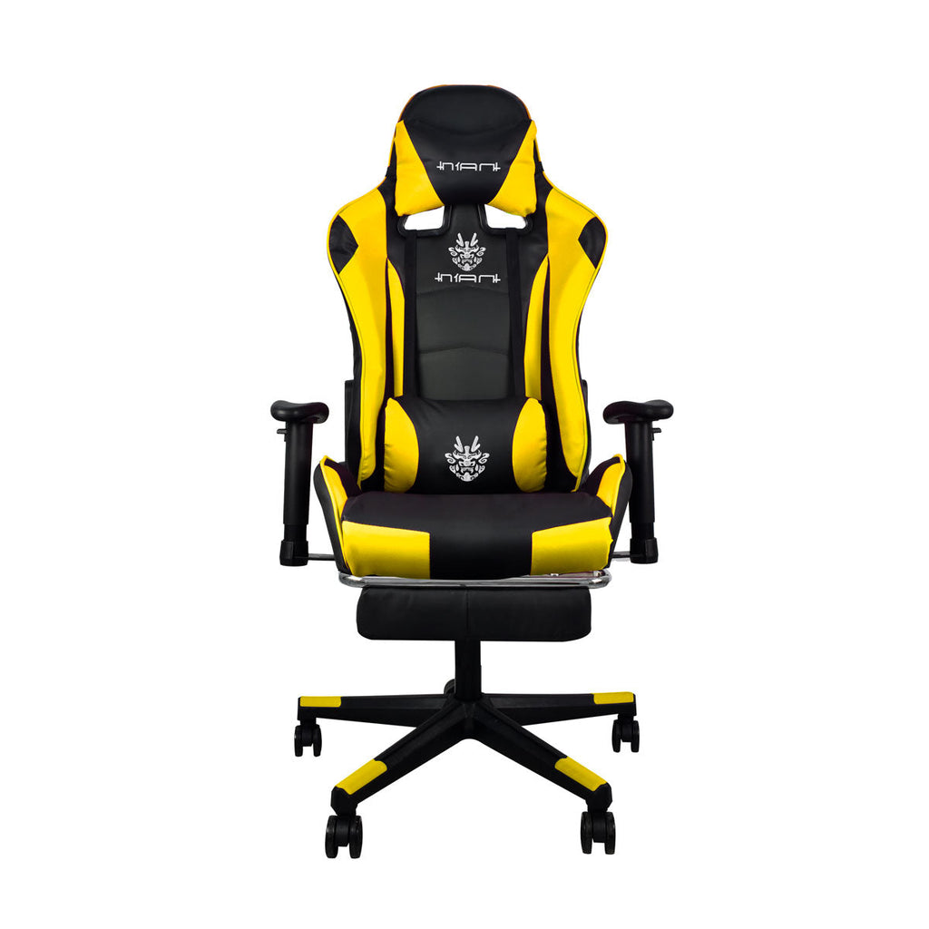 Silla Gamer PRO con Reposa pies Ergonómica y Reclinable a 180° | Marca Nian