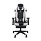 Silla Gamer PRO Blanca con Reposa pies Ergonómica y Reclinable a 180° | Marca Nian
