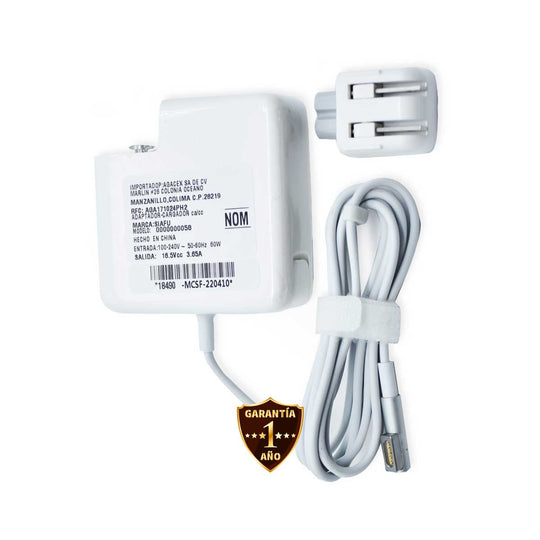 siafu Cargador Compatible 60w magnético 1 A1278 A 1181 A1344 A 1342 Modelo Anterior a Mitad del 2012 2013