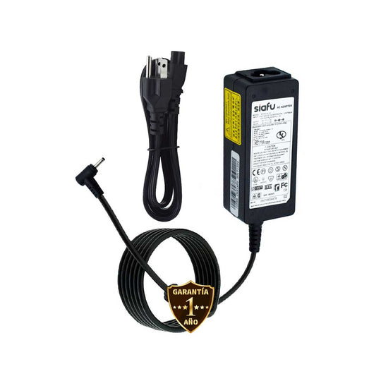 Cargador para Laptop Carga Rápida Asus® Eee Pc 1001px 1005ha 19V 2.1A con 40W de potencia
