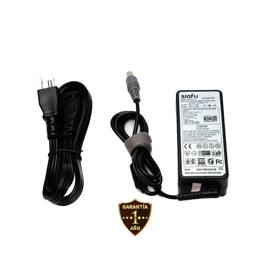 Cargador para Laptop Lenovo® IBM® T60 Z61e X200s 20v 3.25a P Ctrl con 65W