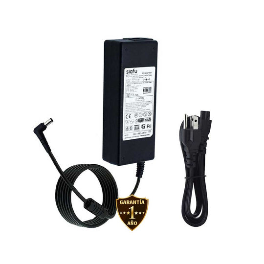 Cargador para Laptop Sony® Vaio™ Pcg, Vgn, Vpc, 19.5v 3.3a-3.9a con 90W Punta 6.5 x 4.4 mm