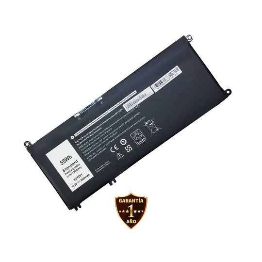 Batería para Laptop Dell® 33ydh 99nf2 0w7nxd W7nxd con 3600mAh