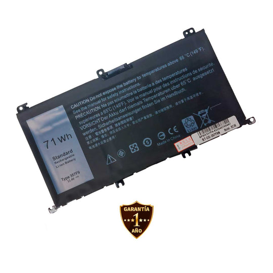 Batería para Laptop Dell® 357f9 Inspiron™ 7559 con 6200 mAh