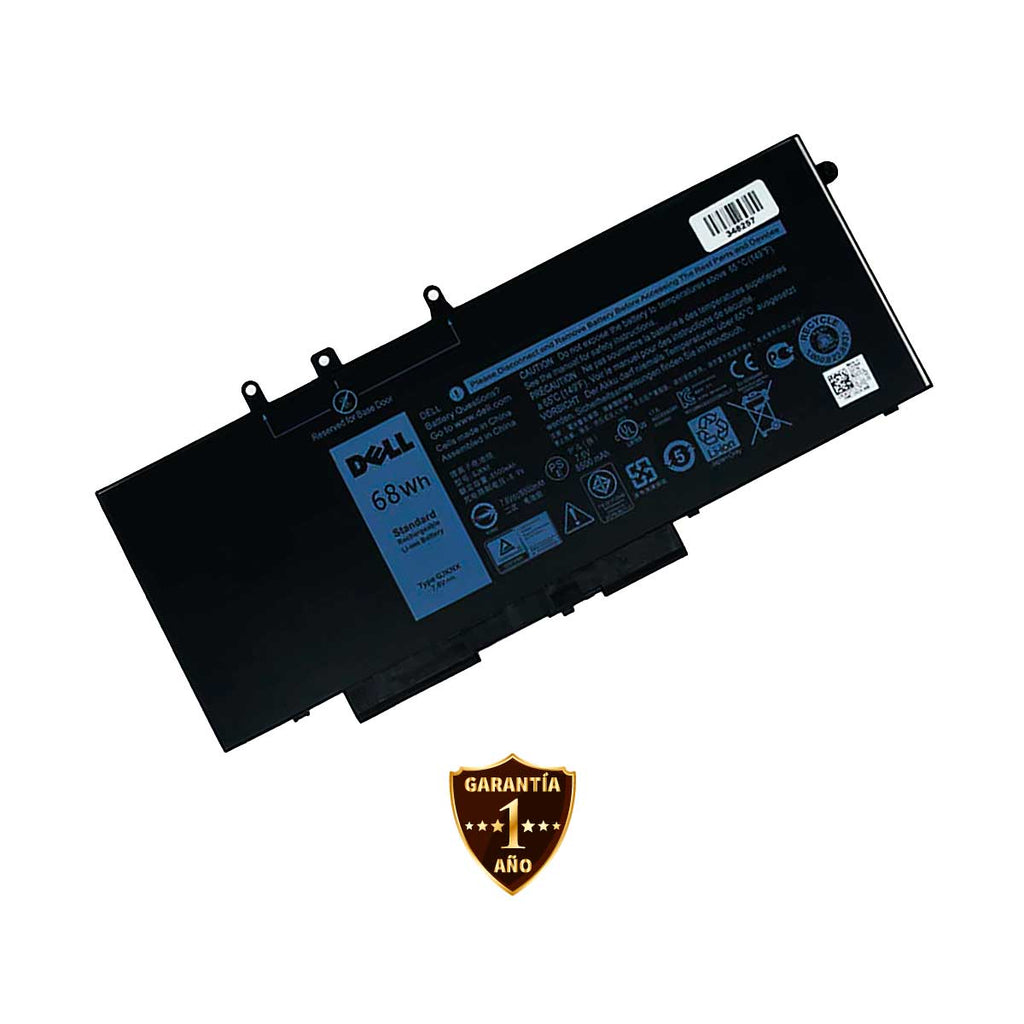 Batería para Laptop Dell® Latitude™ E5480 E5580 E5490 Gjknx 68wh