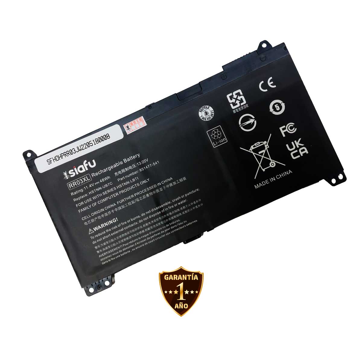ANTIEE 48Wh RR03XL Laptop Battery for HP ProBook 430 440 450 455 470 G4 mt20 Series Laptop 851610-855 851610-850 851477-421 851477-541 RR0304888 xl hstnn PB6W 11.4V 3-Cell ANTIEE 48Wh RR03XL Laptop Battery for HP ProBook 430 440 450 455 470 G4 mt20 Series Laptop 851610-855 851610-850 851477-421 851477-541 RR0304888 xl hstnn PB6W 11.4V 3-Cell