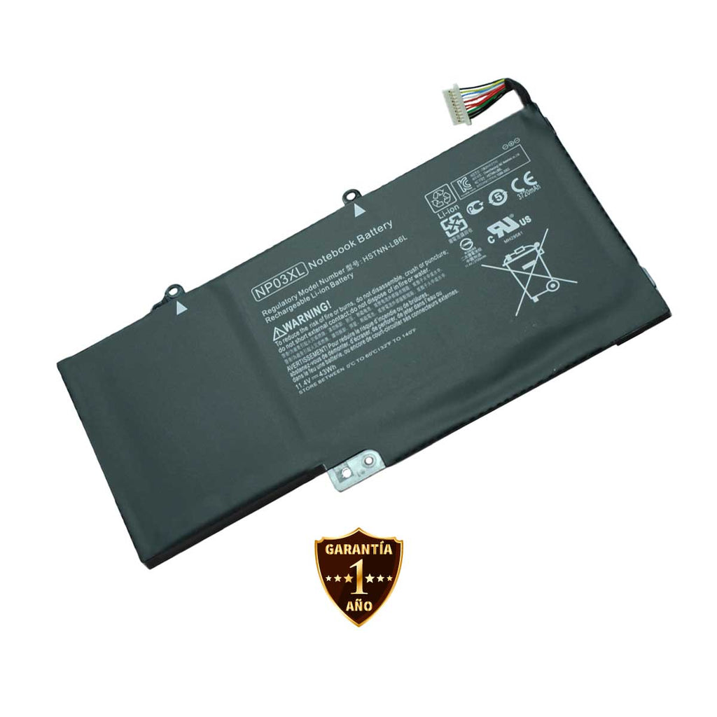 Batería Interna para Laptop HP® NP03XL con 3720mAh