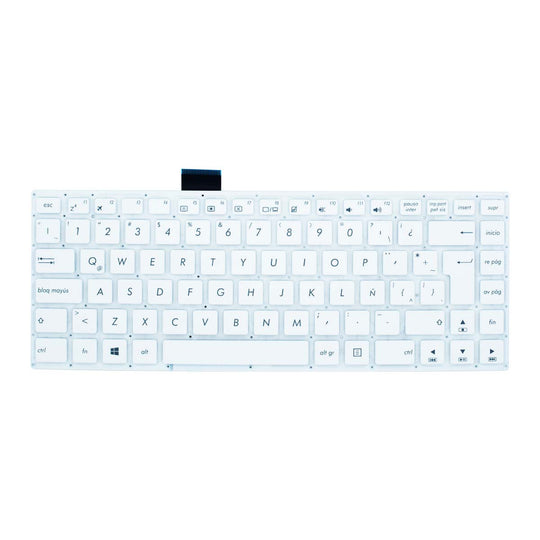 Teclado para Laptop Asus® E402S color Blanco