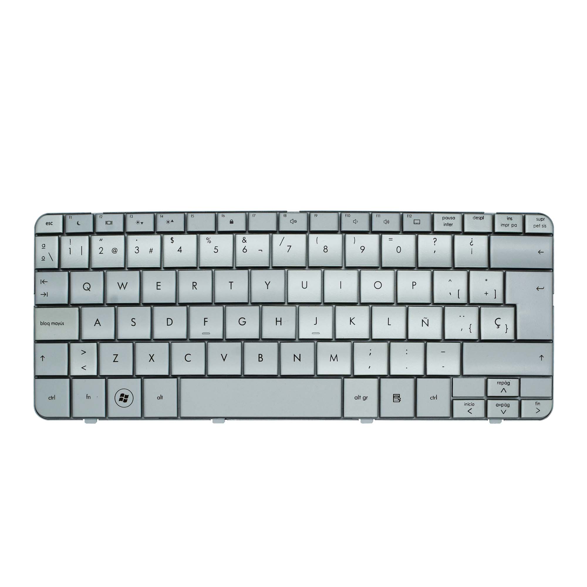 Teclado Para Laptop Hp® Pavilion Dm1 Color Gris En Español Siafu